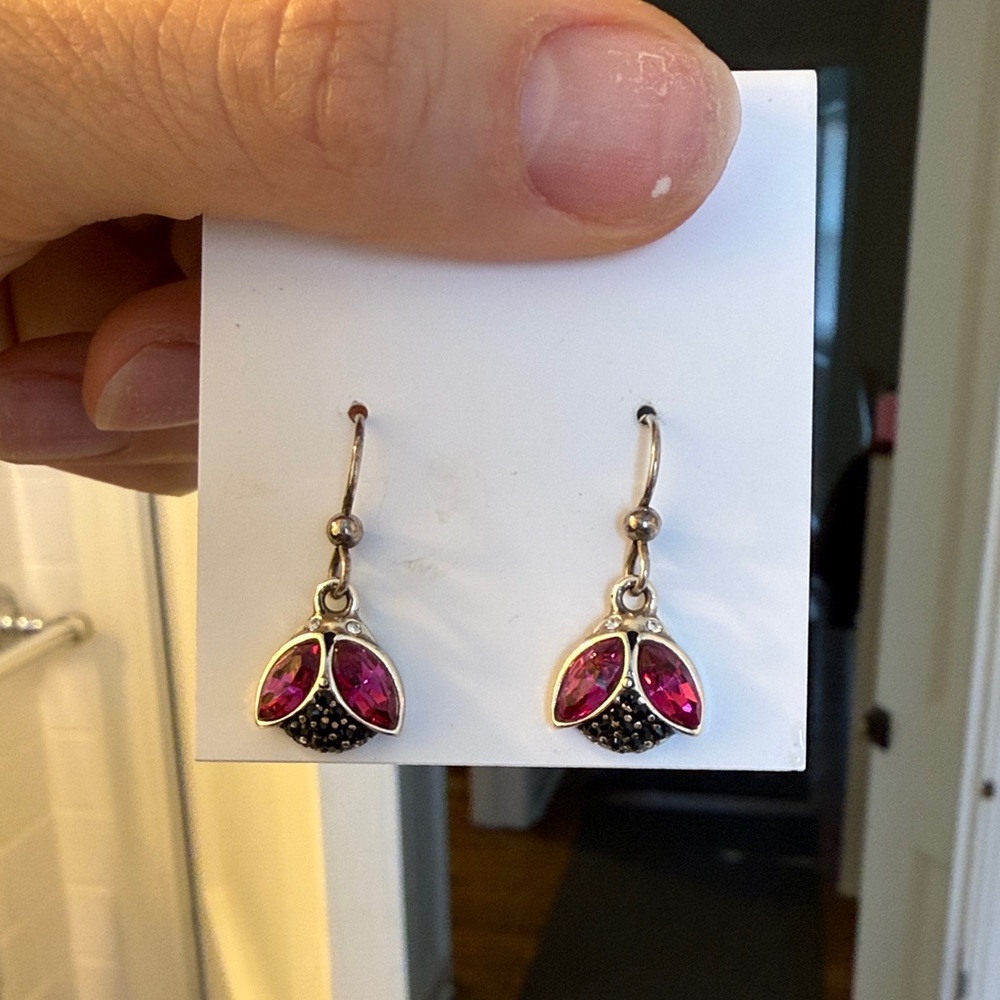 Brighton Ladybug Drop Earrings